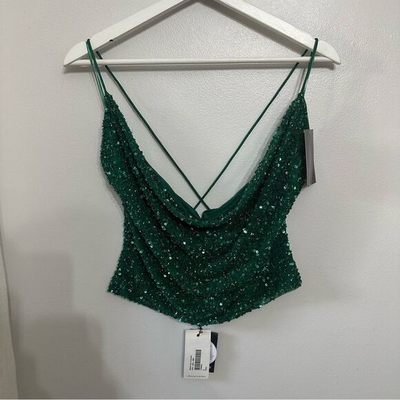 Retroféte Michal Top in Emerald - Picture 3 of 7